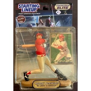 Mark McGwire Starting Lineup Lot (3) – 1996 Edition + 2000 Edition + Elite Pacif